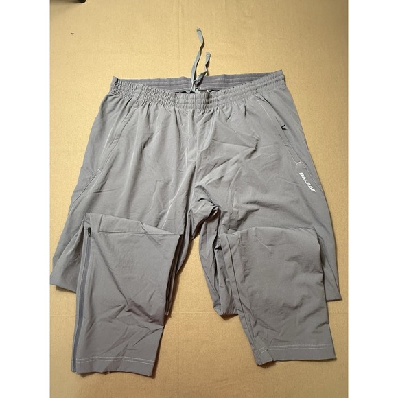 Baleaf Nylon Pants Men's Gray‎ Zippered Legs Activewear Sportswear  Size 2XL - Picture 1 of 7